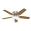 Ventilateur de plafond encastré à 5 pales de 52 po avec chaînette et ensemble d'éclairage inclus Kenbridge-23554650