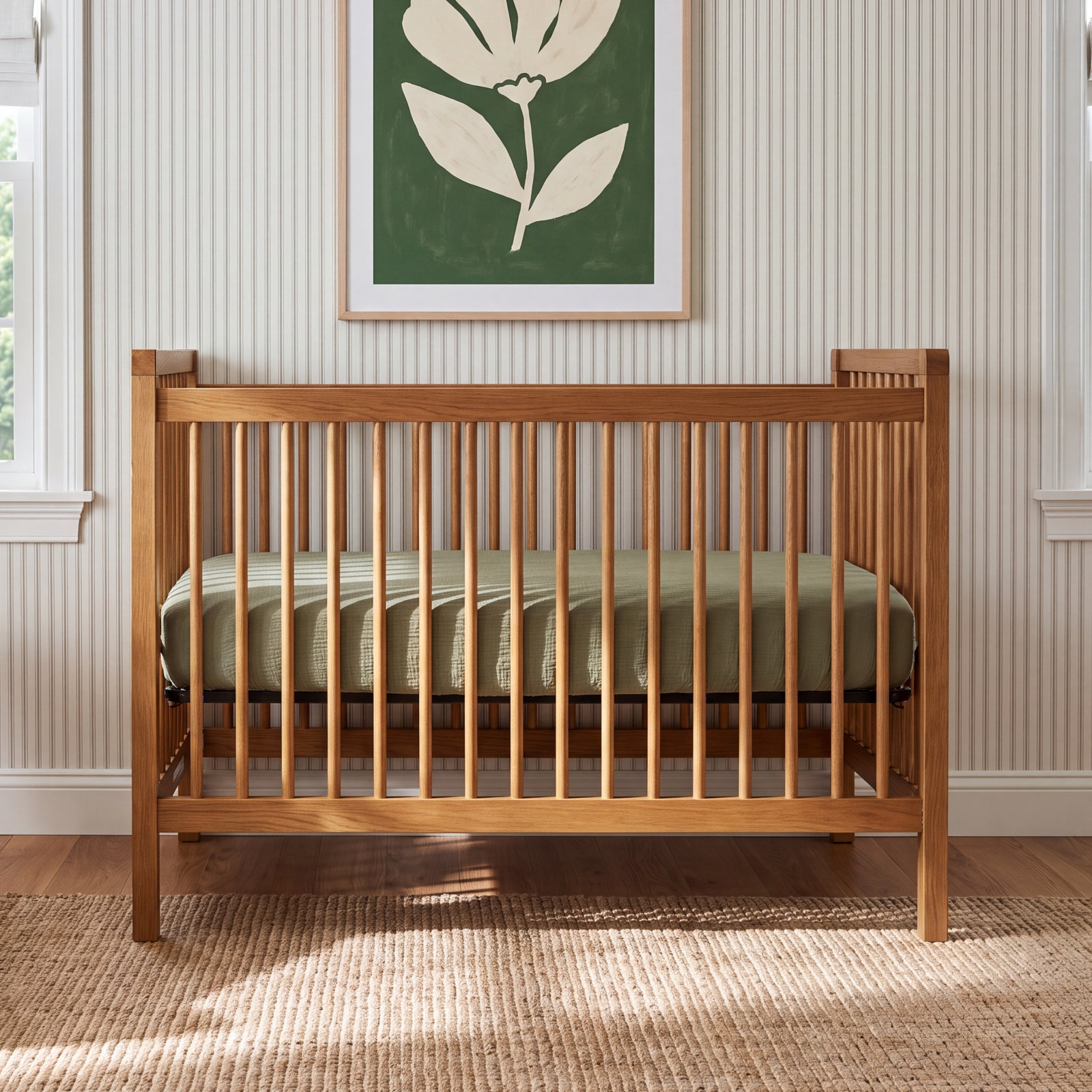 Matcha Muslin Crib Sheet