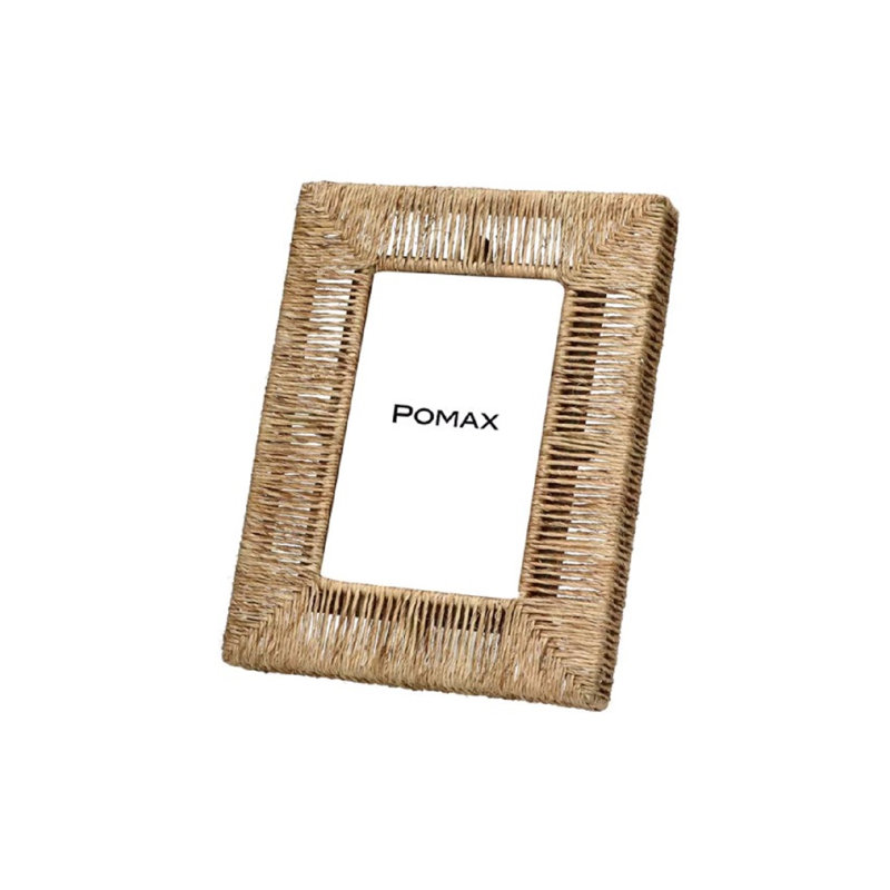 Cadre photo Christofer Douli en jute naturelle 8 x 10, L 8,27 po x H 10,24 po
