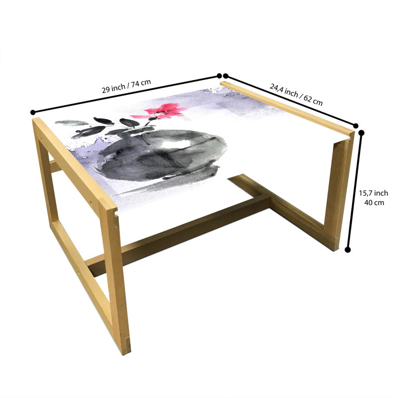Hastyar Sled Coffee Table, 40cm H x 74cm W x 62cm D