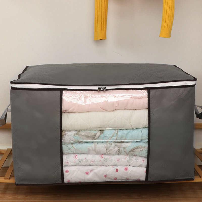 17 Stories Fabric Storage Bag, Grey