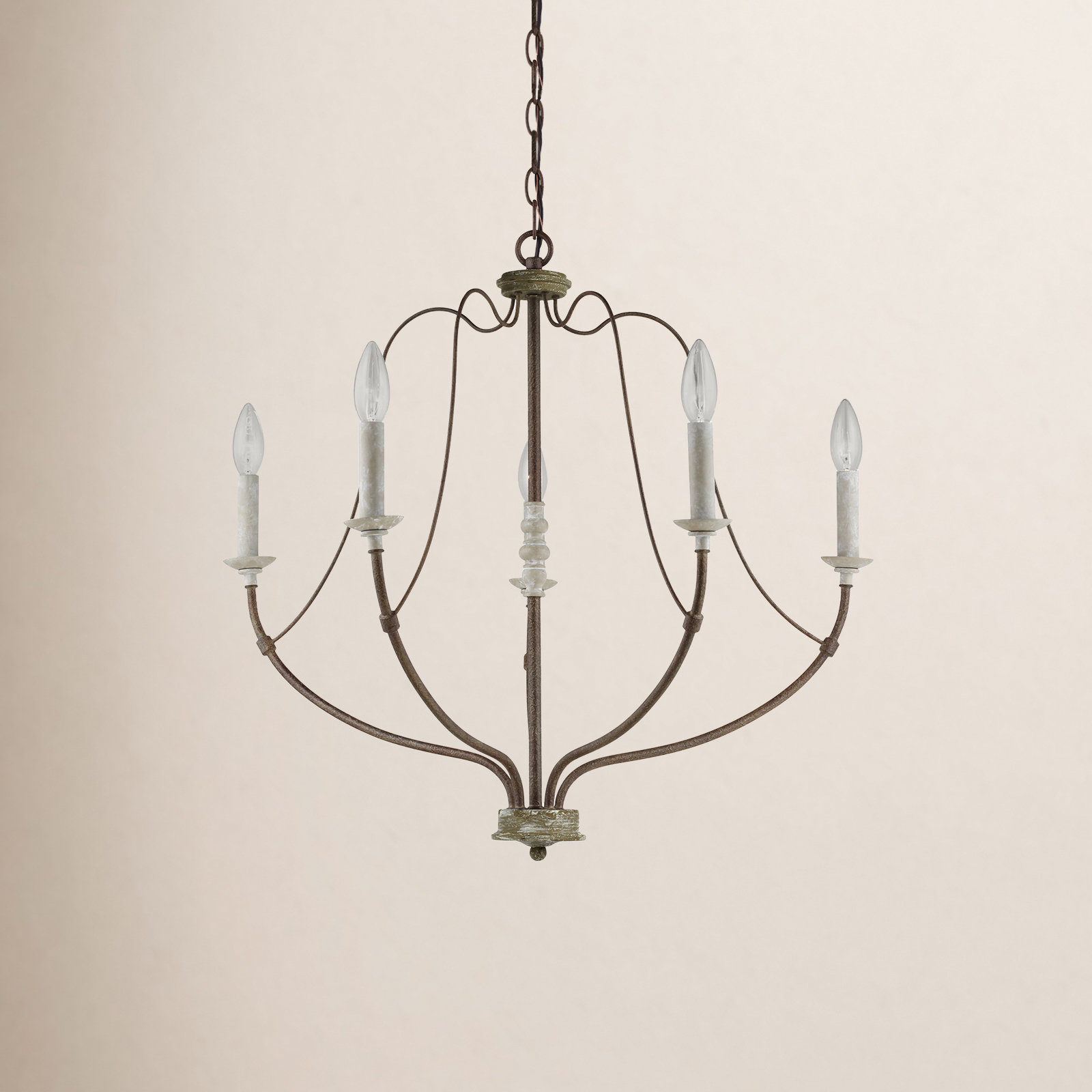 Shoshanna Iron 5-Light Chandelier
