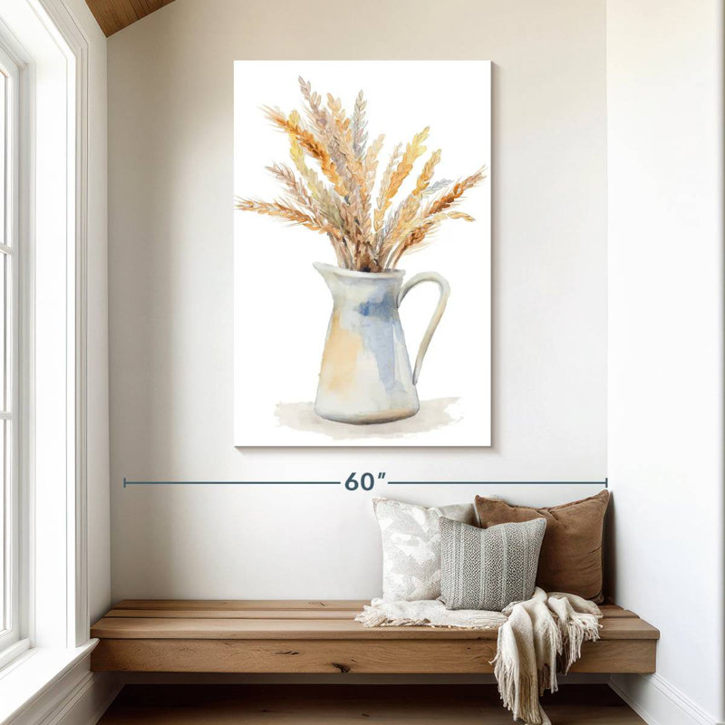 Harnek Wheat In Pitcher, 48" H x 32" W