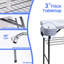 Portable Fish Cleaning & Picnic Table: Dual Sinks, Spray Nozzle, Grid Rack, and Tool Kit