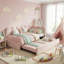 Upholstered Velvet Daybed with Trundle Bed-1131252258