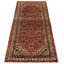Tapis de couloir unique en laine 3 pi 8 po x 9 pi 10 po rouge Judge