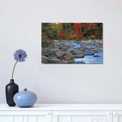 New Hampshire Stream by Brian Wolf - Wrapped Canvas Print