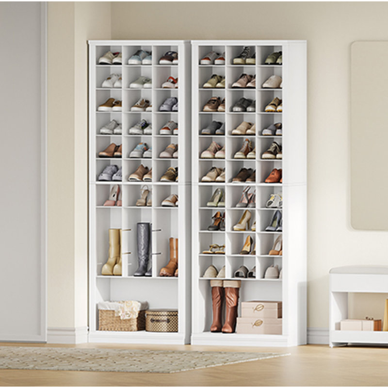 Cottrell 11-Tier 31-Cubbie Shoe Storage Cabinet, White