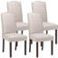 Chaise parsons capitonnée en lin rembourré-1032295278-834258601