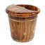 Seau pour bain de pieds avec repose-pieds