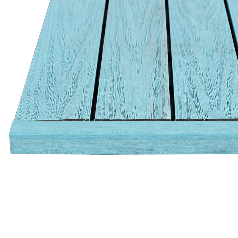 Carreau de terrasse en composite 1 po x 12 po Quick Grid, Bleu grec