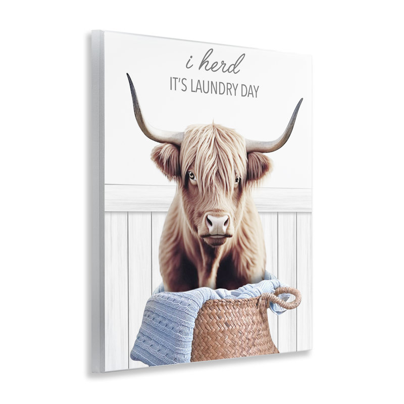 Plaque murale Herd It's Laundry Day, design par Marcus Prime