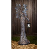 Memorial Angel With Solar Light