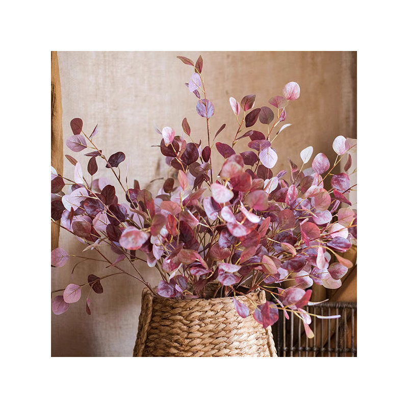 Tige d'eucalyptus doré 37,7 po de hauteur, Beige