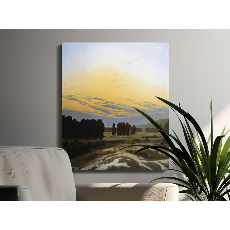Ellerbe 1 Piece Wrapped Canvas Wall Art Set, 16x24