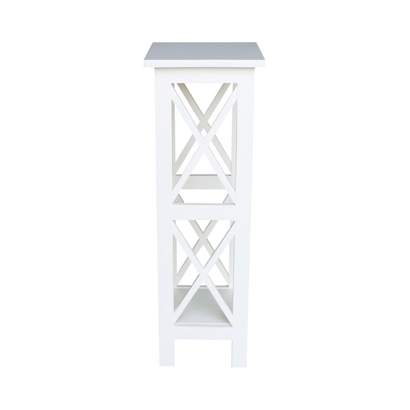 Eamon Plant Stand, White, 36" H x 12" L x 12" D