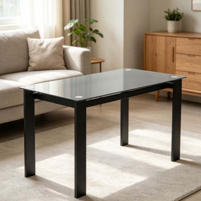 Table de salle à manger multifonctionnelle moderne et minimaliste, sûre et facile à nettoyer, table polyvalente pour salle à manger et salon