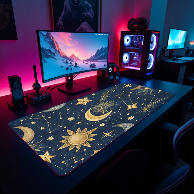 Polyester Desk Pad, 23.6x13.8