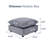 31.5“ Heffernan Ottoman Modular Sectional Sofa-110585216