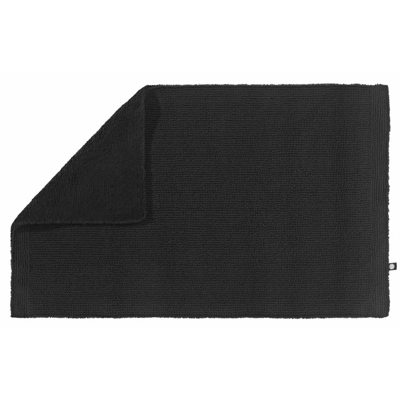 Bath Rug, 60cm W x 60cm L, Black
