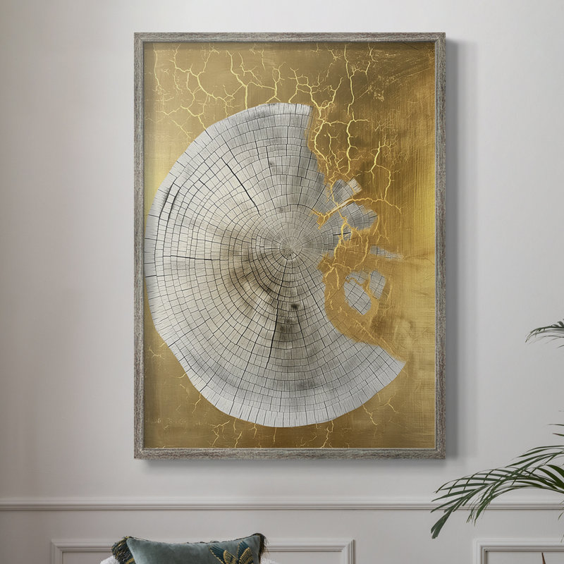 ABSTRACT Series CCXVII, reproduction encadrée - bois massif, H 21 po x l 17 po