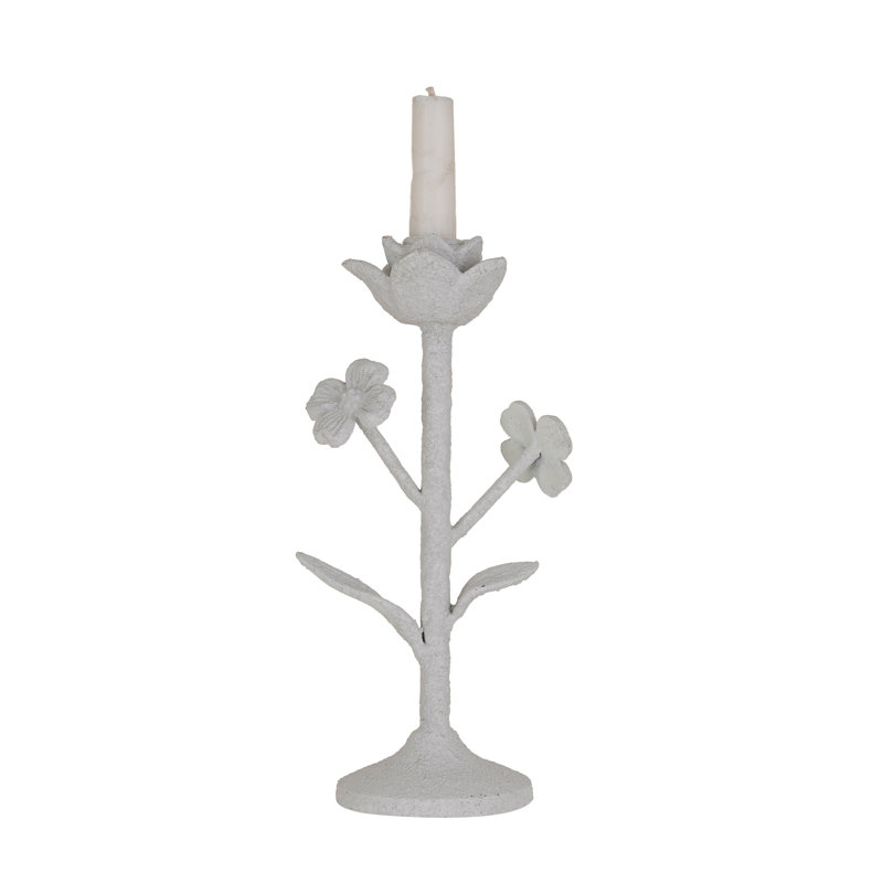 10.125'' H Iron Tabletop Candlestick