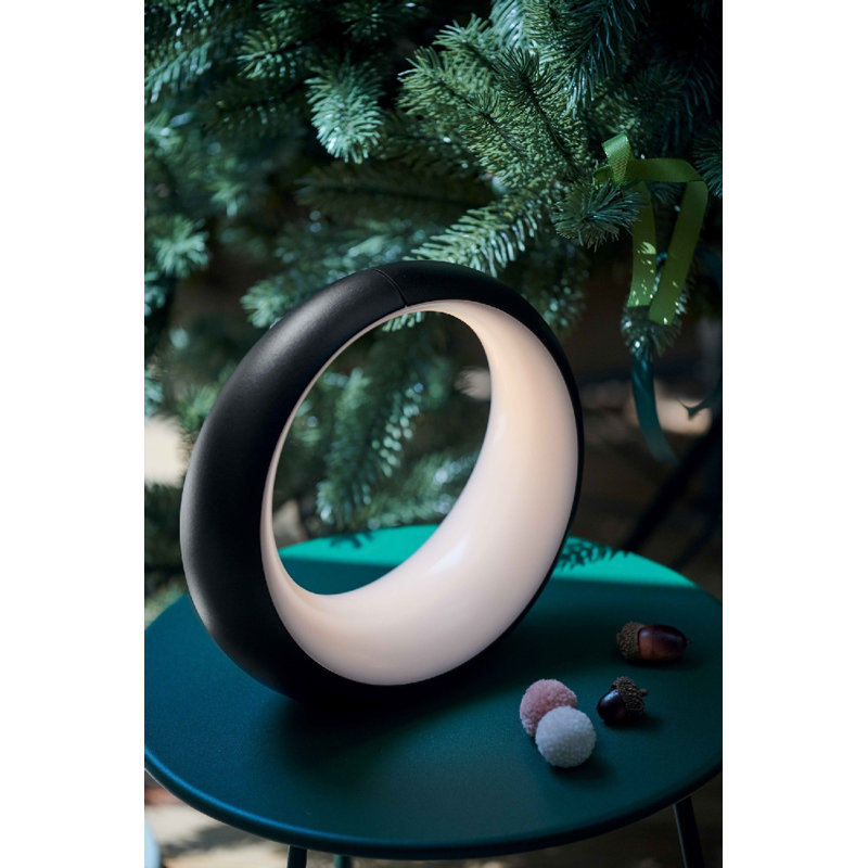 Hoopik LED Outdoor Table Lamp, Liquorice