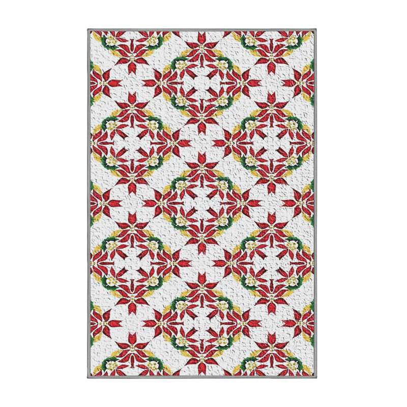 Tapis rouge Christmas, Rectangle 3 pi x 5 pi