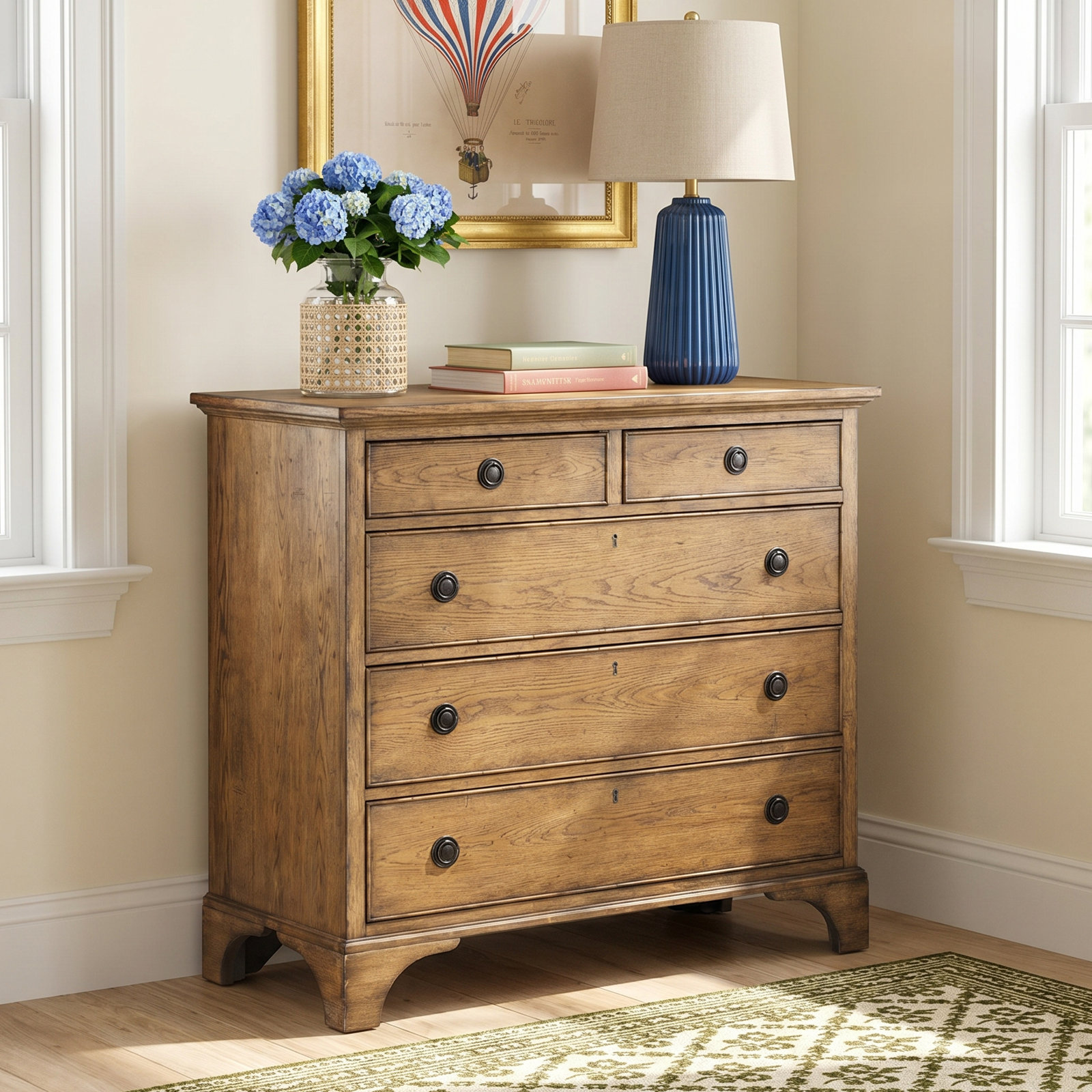 Country Living 5-Drawer Accent Chest, Brown