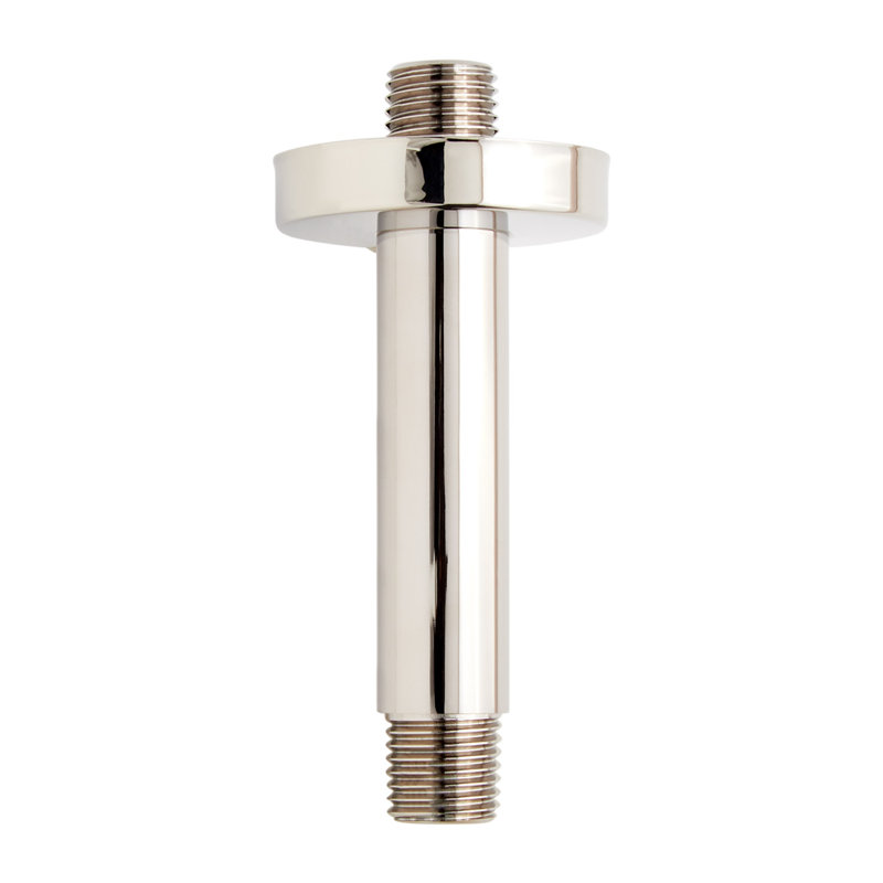 Bras de douche 4 po, Nickel poli