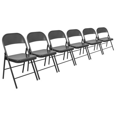 Harbour Housewares Metal  Folding Chair