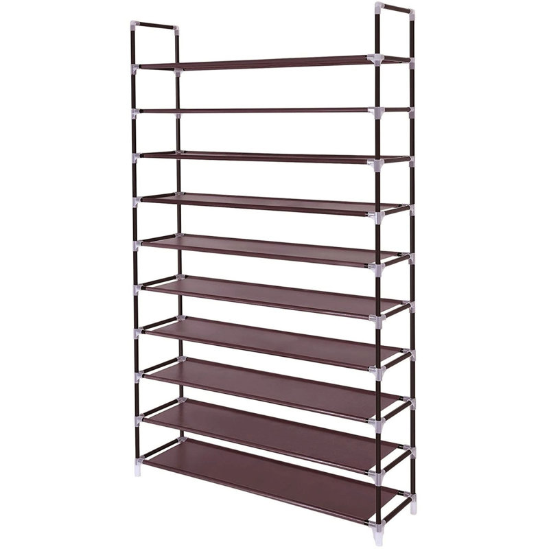 50 Pair Shoe Rack, Brown