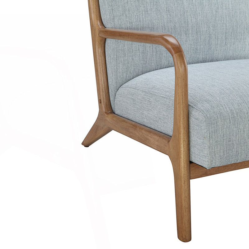 Chaise longue, chaise d'appoint, chaise de salon, chaise de chambre à coucher, Bleu clair