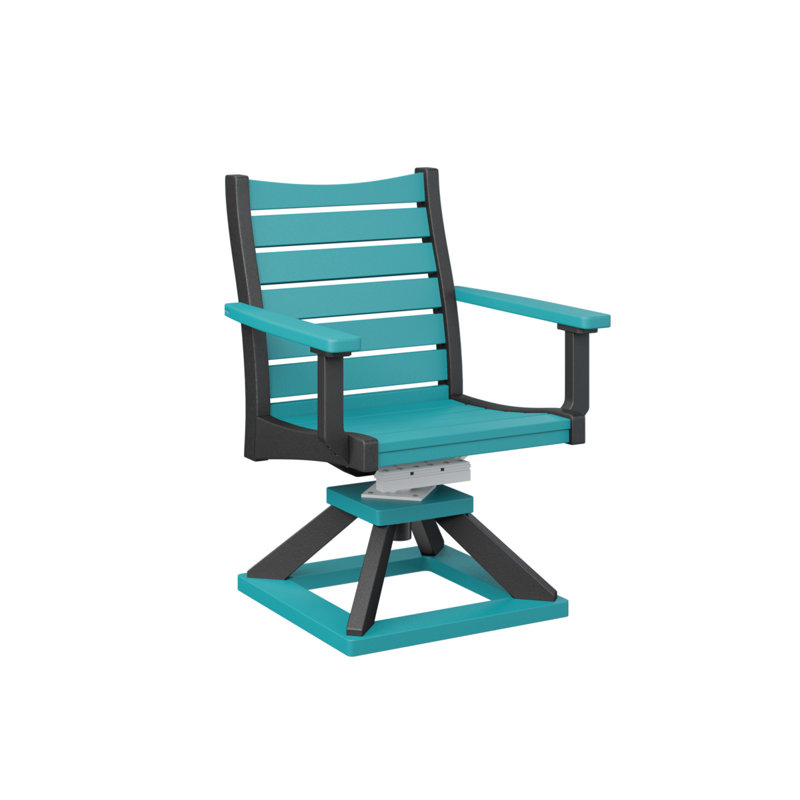 Bristol Outdoor Dining Armchair, Blue/Black