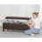 Faux Leather Lift Top Storage Bench-1101328833