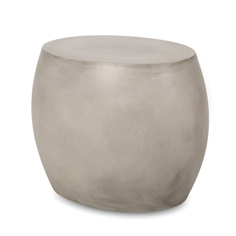 Outdoor Lightweight Concrete Side Table