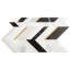 Amari Polished Marble And Aluminum Mosaic-995789257