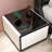 Smart Side Table With Built-In Fridge, Wireless Charging, Temperature Control, Power Socket, USB Ports, Outlet Protection, Induction Light