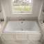 Baignoire de trempage en acrylique 72 po x 36 po, drain inclus-97544517