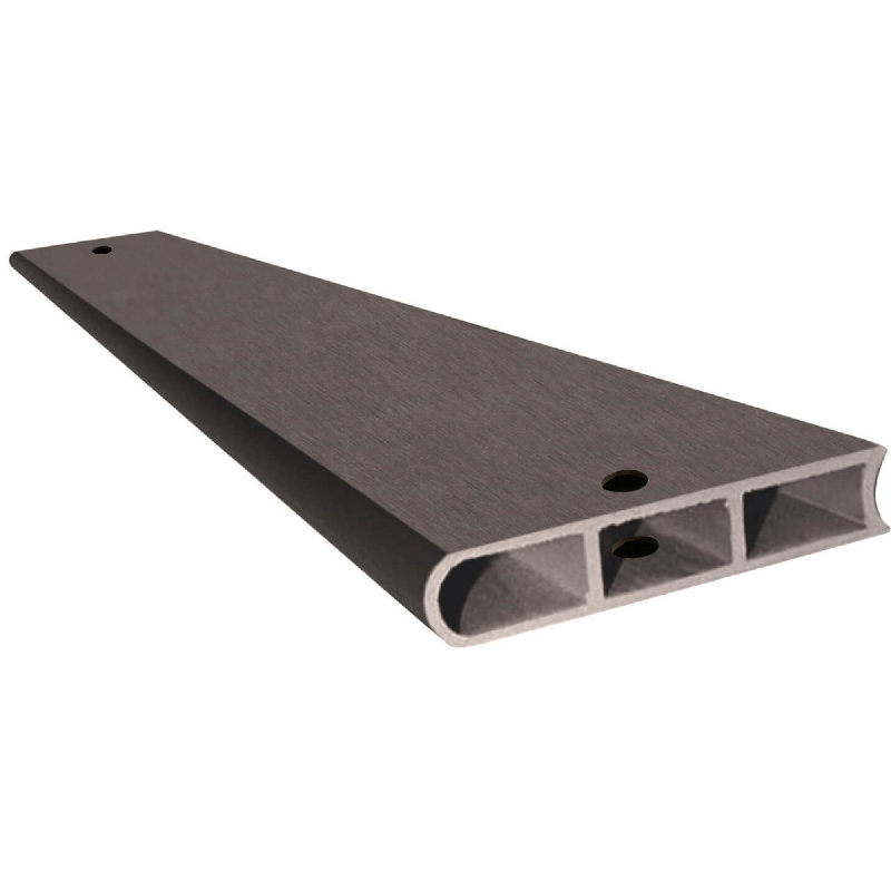 Weathered Wood Composite Straight Landscape Edging Kit