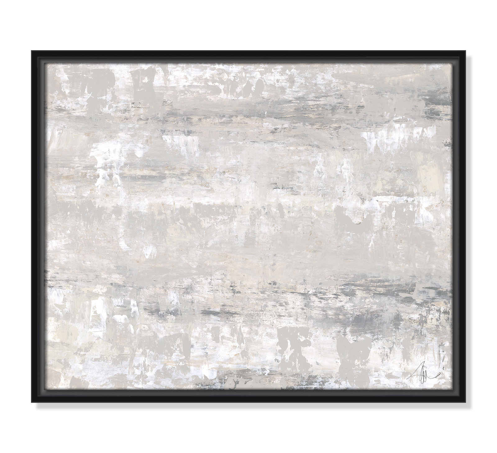 Tryston "Desert Winds" Print by Filippo Ioco, Black Framed Canvas, 17.5" H x 21.5" W x 2" D