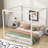 Canopy Platform Bed With Support Legs-825950178-811888655