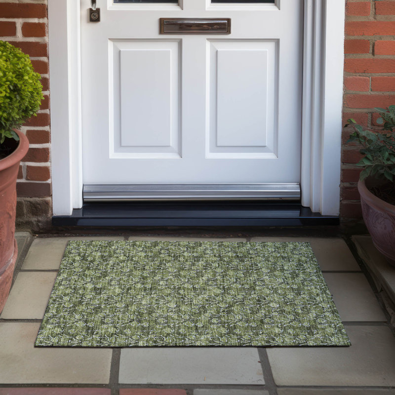 Tapis intérieur / extérieur Emeth, Rectangle 1 pi 8 po x 2 pi 6 po
