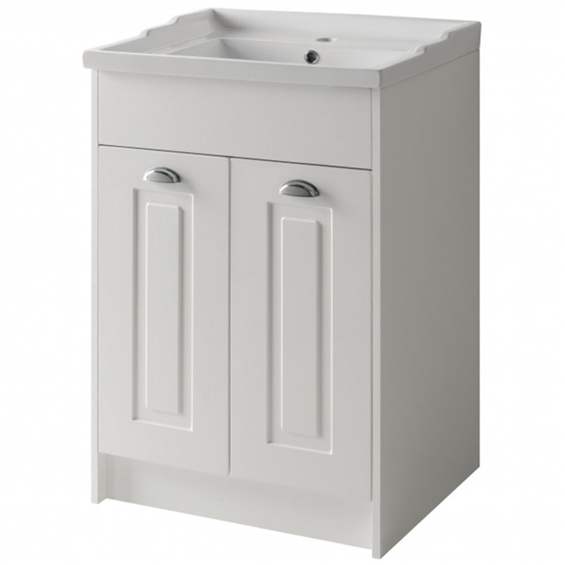 Clifton 590mm Single Bathroom Vanity with Vitreous China Basin