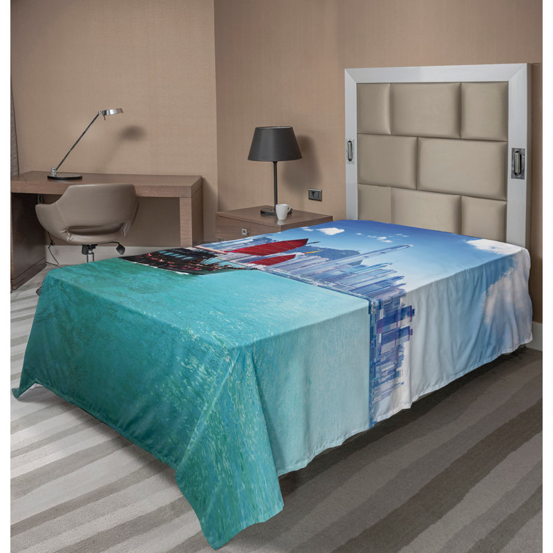 Drap plat Ambesonne East Top, Simple