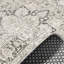 Chenille en coton crème antidérapante Kilim-1694899160