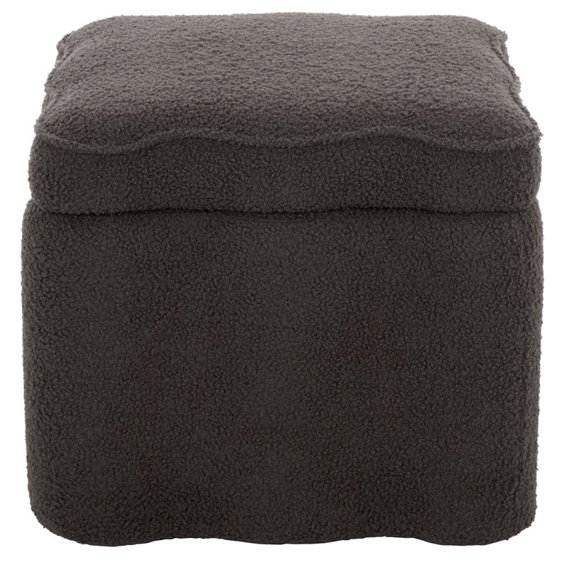 Emmie Square Storage Ottoman, Brown