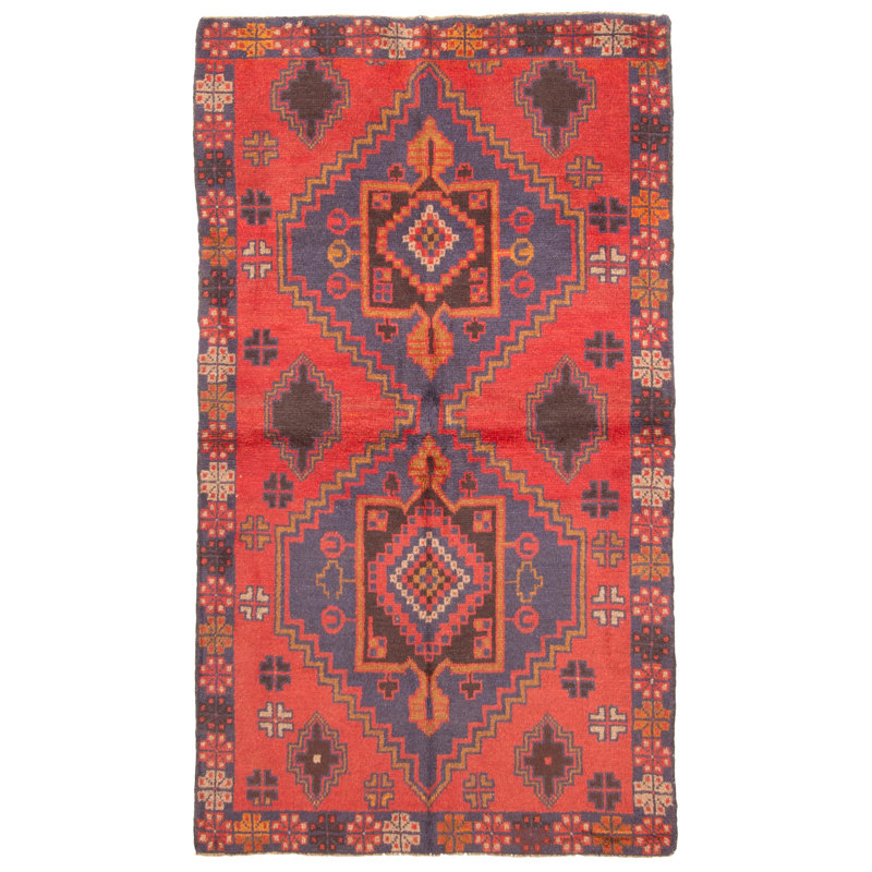 Rizbaft Red Rug 3'7" x 6'4"