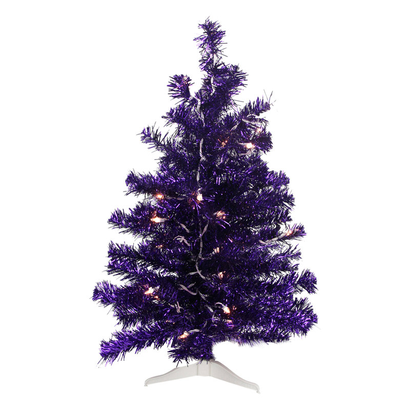 Arbre de Noël artificiel pin illuminé 2 pi avec lumières claires