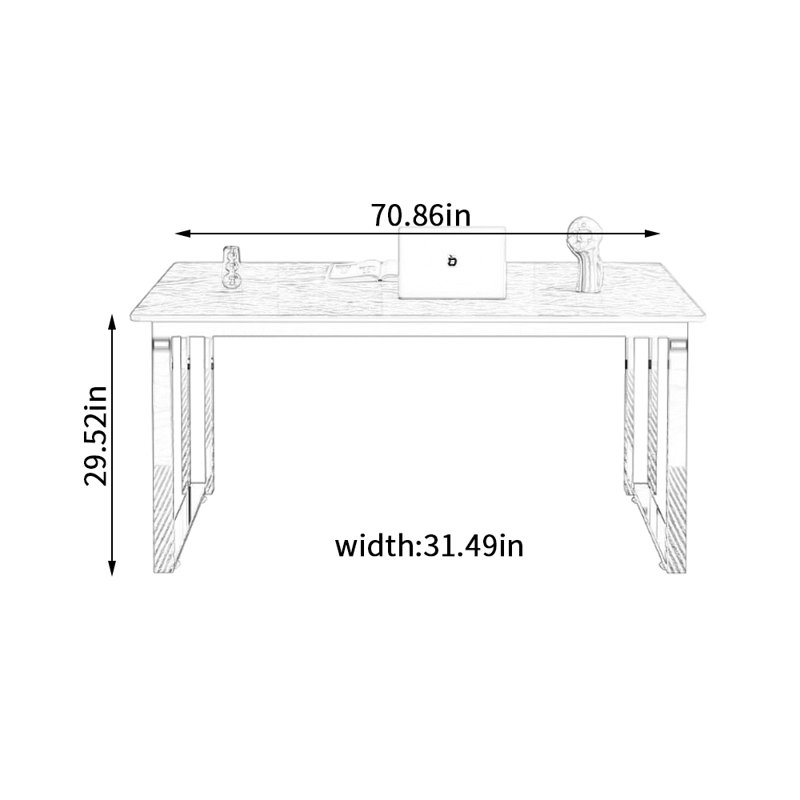 Jacquoline, H 29,52 po x l 70,86 po x P 31,49 po